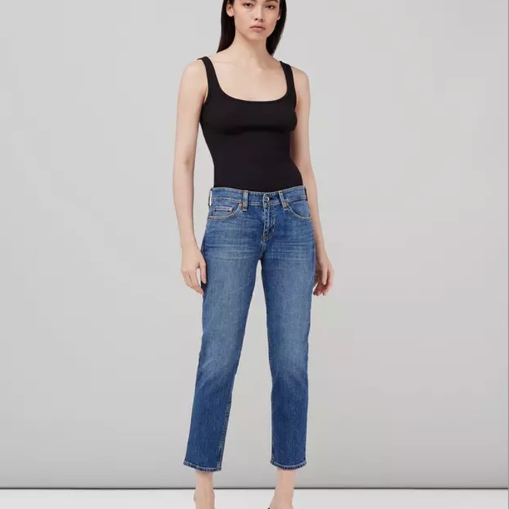 rag & bone Dre Low Rise Slim Capri Boyfriend Jeans